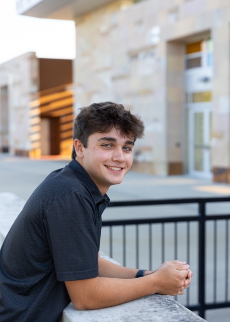 high school senior boy at Summit Park