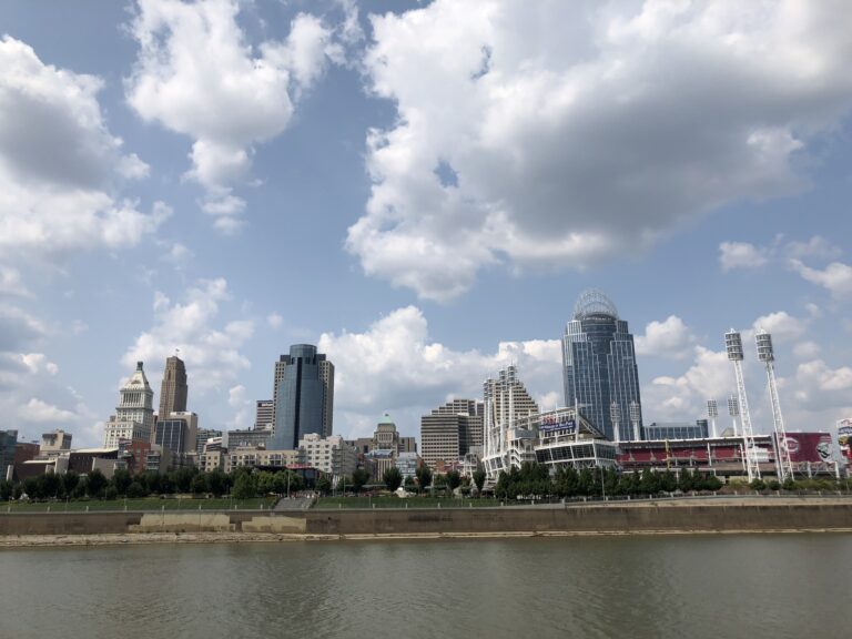 Cincinnati and the Ohio river